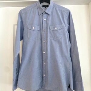 Men's Ted Baker blue check shirt